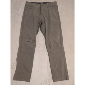 Kuhl Radikl Pants Mens 34x32 Dark Brown Straight Fit Hiking Camping Gorpcore